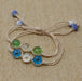 Pressed Flowers Bracelet - Tri-Flower