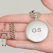 Personalised Pocket Watch - Initials