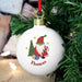 Personalised Tartan Santa Bauble - Myhappymoments.co.uk