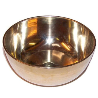 Large Brass Singing Bowl - 17cm