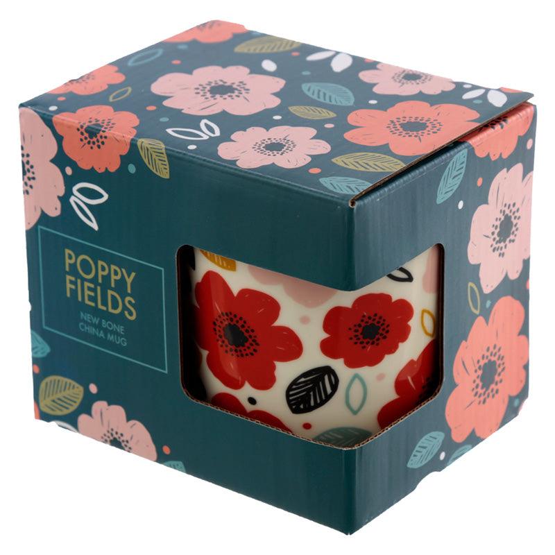 Poppy Fields Porcelain Mug