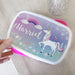 Personalised Unicorn Pink Lunch Box