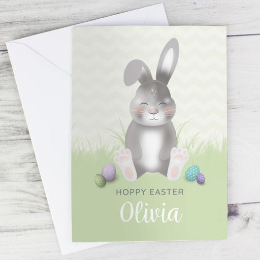 Personalised Easter Bunny Card - Myhappymoments.co.uk