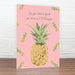 Personalised Pineapple Card - Myhappymoments.co.uk