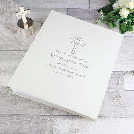 Personalised Silver Cross Traditional Photo Album - Myhappymoments.co.uk