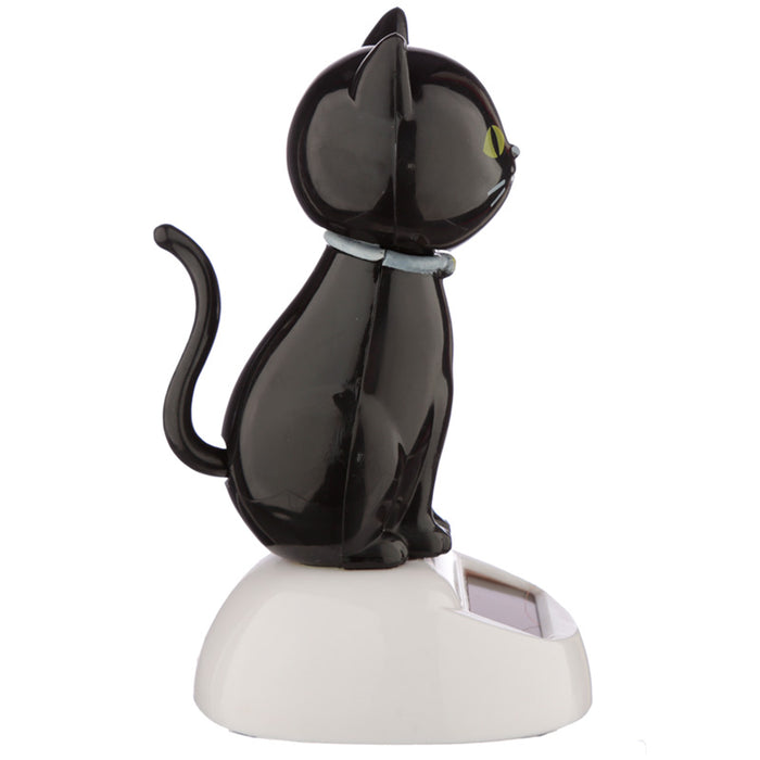 Lucky Black Cat Solar Dashboard Pal