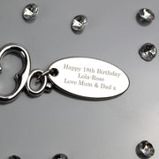 Personalised 18th Birthday Key