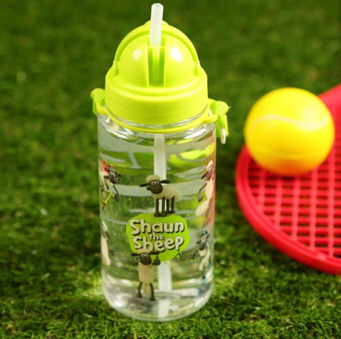 Shaun the Sheep Water Bottle With Flip Straw 450ml
