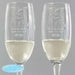 Personalised Me To You Engraved Wedding Pair of Flutes with Gift Box - Myhappymoments.co.uk