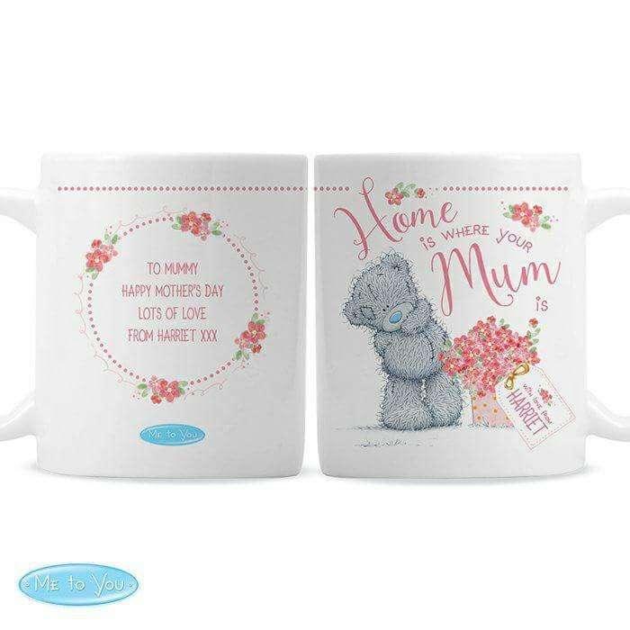 Personalised Me to You 'Home is Where Your Mum is' Mug - Myhappymoments.co.uk