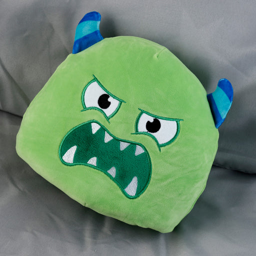 Squidglys Gary the Green Monster Reversible Monstarz Plush Toy