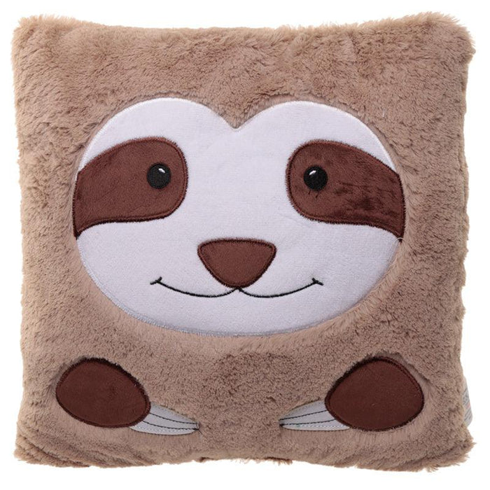 Plush Sloth Face Cushion