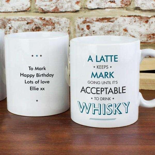 Personalised Acceptable To Drink Mug - Myhappymoments.co.uk