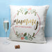 Personalised Floral Wreath Cushion Cover - Myhappymoments.co.uk