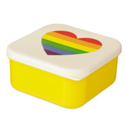 Rainbow Set of 3 Reusable BPA Free Plastic Lunch Boxes 