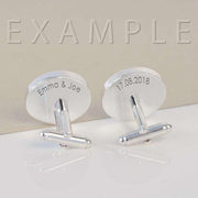 Engraved Hidden Message Cufflinks - Myhappymoments.co.uk