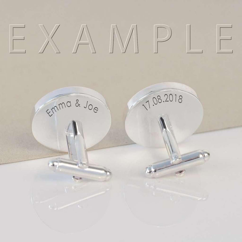 Engraved Hidden Message Cufflinks - Myhappymoments.co.uk