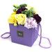 Soap Flower Bouquet - Purple Flower Garden - Myhappymoments.co.uk