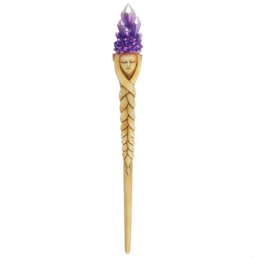 Purple Crystal Goddess Wand