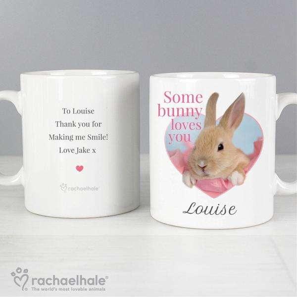 Personalised Rachael Hale 'Some Bunny' Mug - Myhappymoments.co.uk