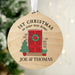 Personalised 1st Christmas In Your New Home Wooden Bauble Decoration
