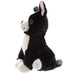 Plush Black and White Dog Door Stop