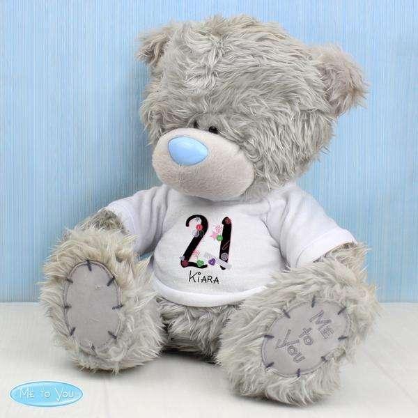 Personalised Birthday Age Me To You Teddy Bear - Myhappymoments.co.uk