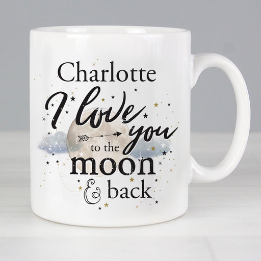 Personalised I Love You To The Moon & Back Mug - Myhappymoments.co.uk