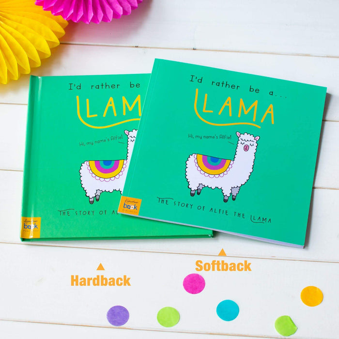 Personalised I’d Rather Be A Llama Story Book