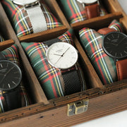 Personalised Men’s Architect Zephyr Watch With Pitch Black Mesh Strap