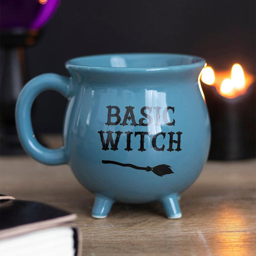 Basic Witch Blue Cauldron Mug