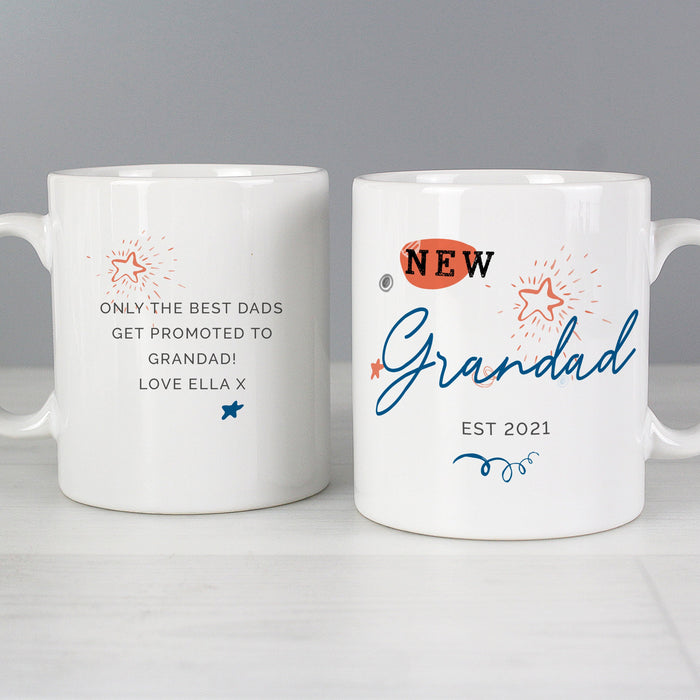 Personalised New Dad / Grandad Mug