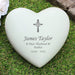 Personalised Cross Heart Memorial - Myhappymoments.co.uk