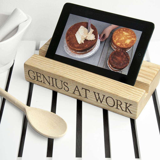 Personalised Single Kitchen Recipe Book or Tablet Holder - Myhappymoments.co.uk
