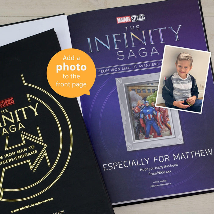 Personalised Marvel 10 Year Anniversary Book Collection - Infinity Saga