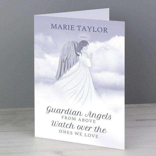 Personalised Guardian Angel Sympathy Card - Myhappymoments.co.uk