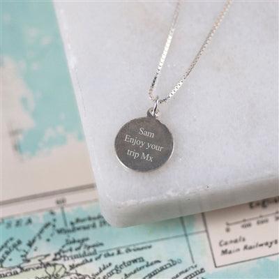 Personalised St Christopher Necklace