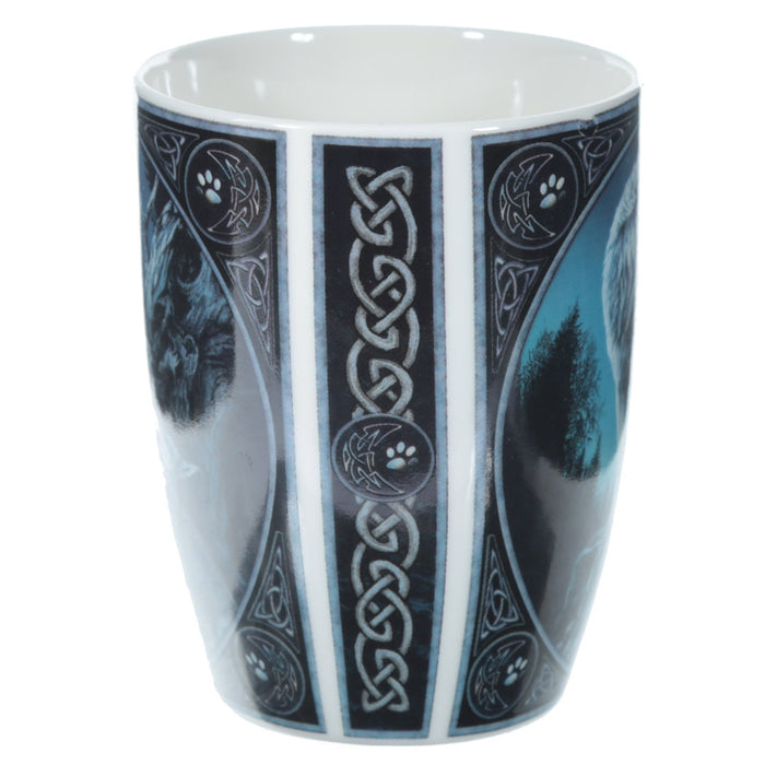 Lisa Parker Guidance Wolf Design Porcelain Mug - Myhappymoments.co.uk