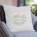 Personalised Floral Heart Cushion Cover - Myhappymoments.co.uk