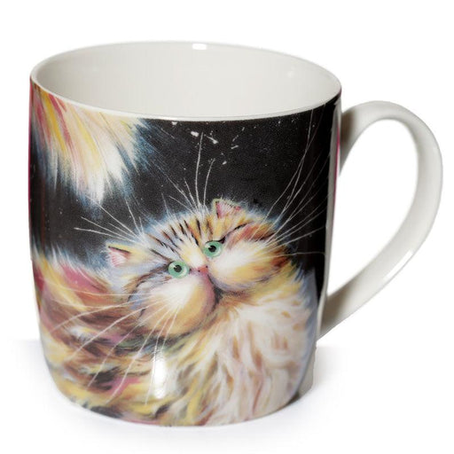 Kim Haskins Rainbow Cat Porcelain Mug