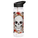 Union Jack Skulls and Roses Water Bottle 500ml