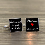 I’ll Always Be Your Little Girl Cufflinks - Father Of The Bride
