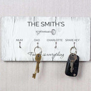 Personalised Family Names Wall Hooks - Myhappymoments.co.uk