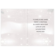 Personalised Christmas Snow Globe Card