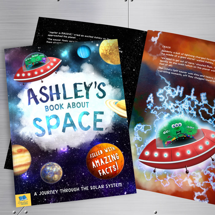 Personalised My Book About Space - Myhappymoments.co.uk