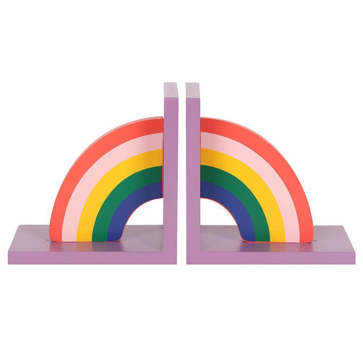 Set Of 2 Rainbow Bookends