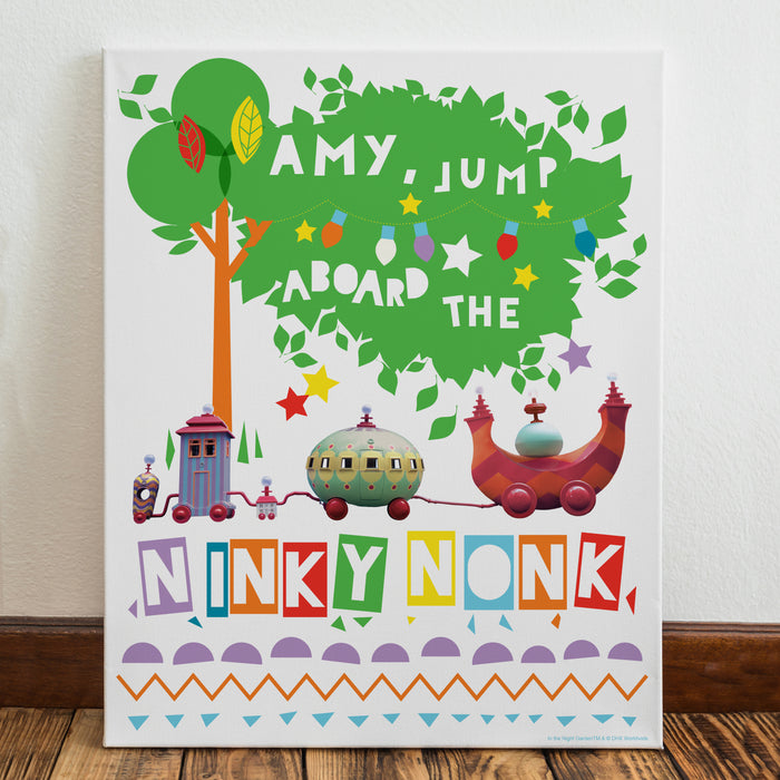 Personalised Ninky Nonk In The Night Garden Canvas - Myhappymoments.co.uk