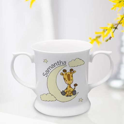 Personalised Sweet Dreams Giraffe Bone China Loving Cup - Myhappymoments.co.uk