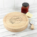 Personalised Christmas at Home Cheese Board Set