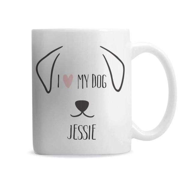 Personalised Dog Mug - Myhappymoments.co.uk